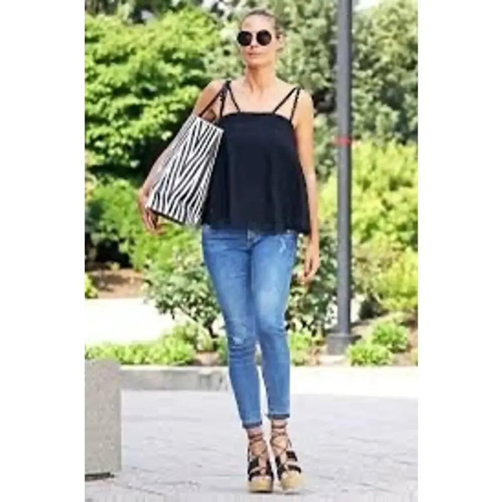 Saint Laurent Black Suede Espadrille Platform Wedge Sandals  Ankle Tie EU 38.5